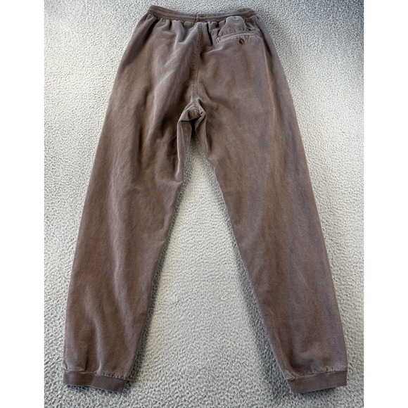 Crazy Shirts Hawaii Pants Mens Large Joggers Chocolate Dyed Beige Drawstring - Picture 14 of 15